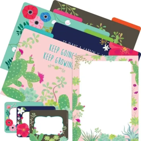 Barker Creek Prickles Get Organized File Folders Set Multi-Design 107 per Set: Paper, Top Tab, 50 Sheet Capacity, 12"x9.5" image {5}