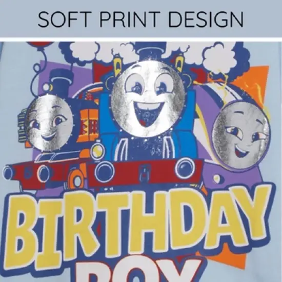 THOMAS & FRIENDS Birthday Metallic Print T-Shirt Toddler image {2}