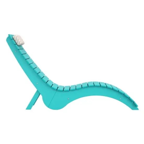 Arceso Pool Lounge Chairs - Anti-Floating HDPS Design for Pools & Backyard Sun Decks, Weighted Pool Chairs and Lounges , Includes Headrest image {2}