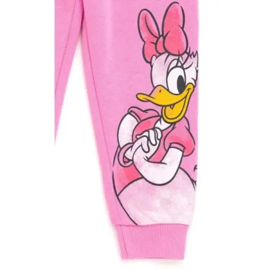 Disney Princess Minnie Mouse Winnie the Pooh Rapunzel Eeyore Piglet Fleece Sweatshirt and Pants Set Infant to Little Kid image {6}