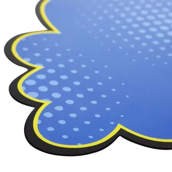 Juvale 60 Pack Superhero-Themed Bulletin Board Decorations for Classroom Decor, Comic Book Bubble Cutouts, 5x7 In image {7}