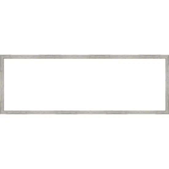 Amanti Art Shiplap White Narrow Framed Dry Erase Magnetic Board image {15}