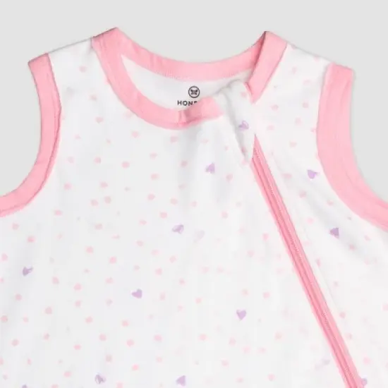 Honest Baby Organic Cotton Interlock Wearable Blanket All Seasons - Love Dot image {1}