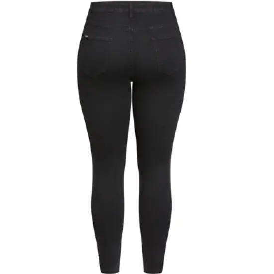 Women's Plus Size Harley Classic Skinny Jean - black | CITY CHIC image {5}