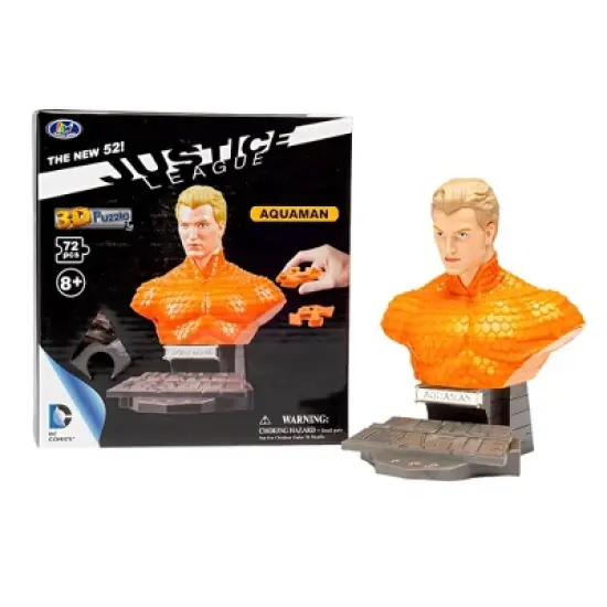 Eaglemoss Limited DC Aquaman 72 Piece 3D Jigsaw Puzzle | Solid Color image {5}