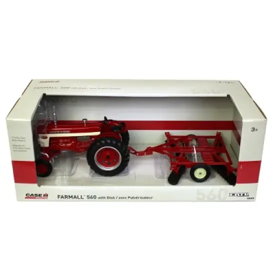 1/16 International Harvester Farmall 560 with Disk ZFN44223 image {5}