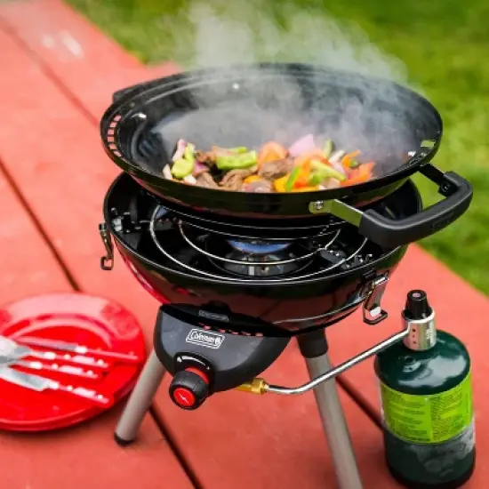 Coleman 4-in-1 Portable Propane Gas Camp Stove - Black image {1}