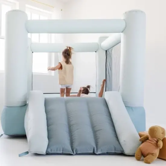 SMOL Inflatable 6' x 6' Bounce House Tumble - Blue image {2}
