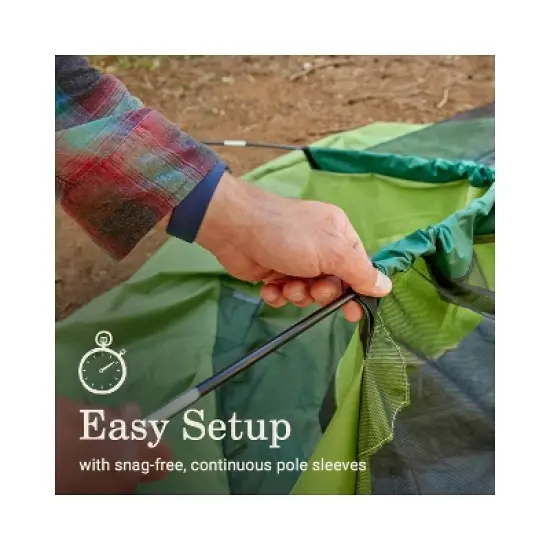 Coleman Sundome 2-Person Camping Family Tent - Green image {2}