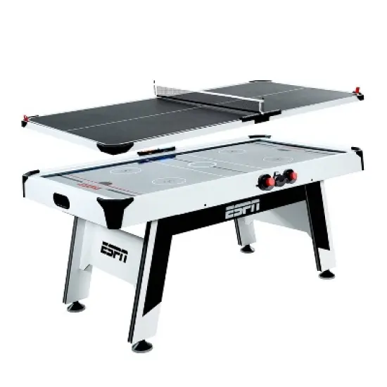 ESPN 72" Air Hockey and Table Tennis Table image {1}