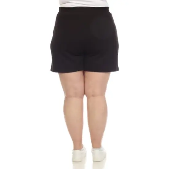 Plus Size Super Soft Drawstring Waistband Sweat Short image {2}