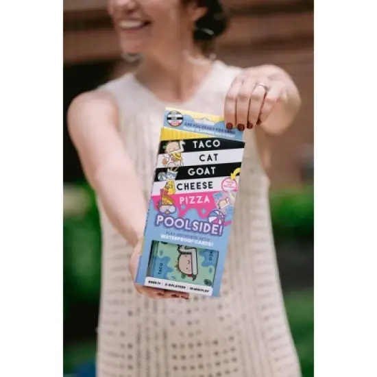 Dolphin Hat Games Taco Cat Goat Cheese Pizza Poolside Edition Card Game: Creative Thinking Party Game image {4}