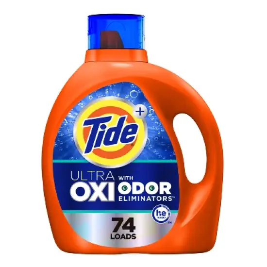Tide Liquid Oxi + Odor Eliminator Laundry Detergent image {9}
