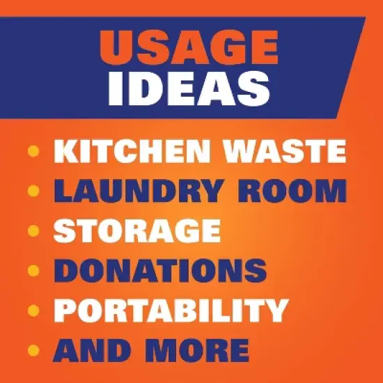 Hefty Ultra Strong Tall Kitchen Drawstring Trash Bags - Seaside Breeze - 13gal - 50ct image {8}