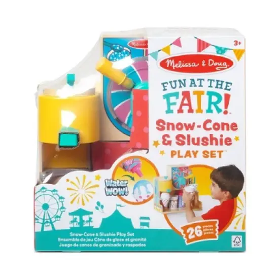 Melissa & Doug Fun at the Fair! Wooden Snow-Cone and Slushie Play Food Set image {2}
