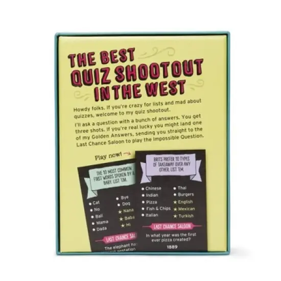 Mr Listers Quiz Shootout: Quick-Fire Party Trivia Game by Big Potato image {5}