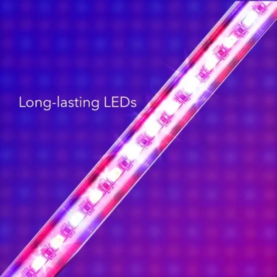 Dartwood LED Grow Lights for Indoor Plants with Red Blue Spectrum - Plant Grow Light with 9 Brightness Levels, Auto On Off Function (2 Pack) image {2}