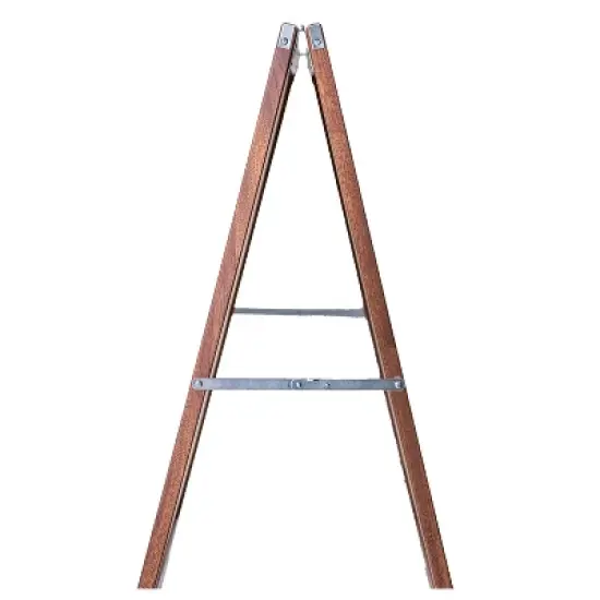 Flipside Products Stained Marquee Easel with Black Chalkboard, 42" H x 24"W image {1}