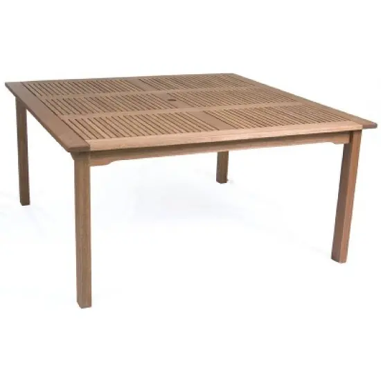 Richfield 5pc Patio Eucalyptus Wood Bench Dining Set - International Home Miami image {1}
