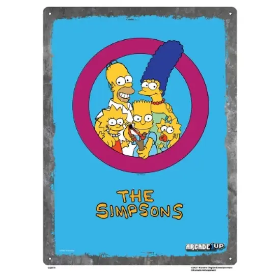 Arcade1Up The Simpsons Home Arcade with Riser and Stool image {9}