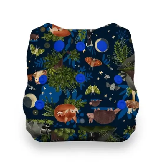 Thirsties | Newborn All-in-One Snap Cloth Diaper Pack of 1 image {6}