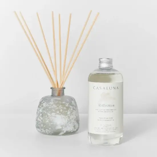 350ml Reflection Reed Diffuser Refills Clear - Casaluna&trade; image {2}