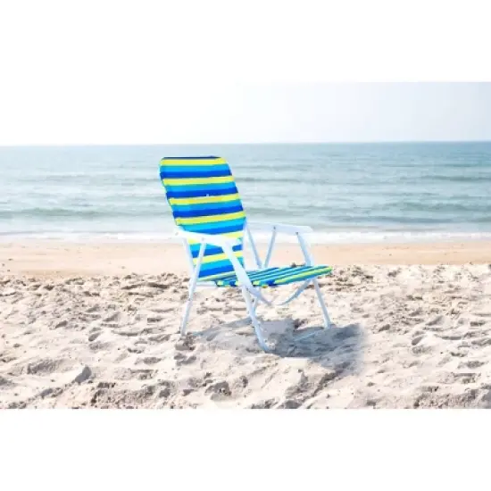 Caribbean Joe Folding Outdoor Portable Beach Chair image {3}