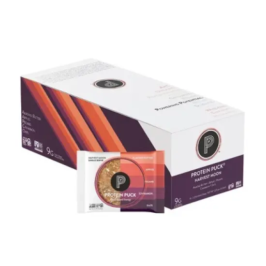 Protein Puck Harvest Moon Nutrition Bars - Apple Cinnamon - 2.25oz image {1}
