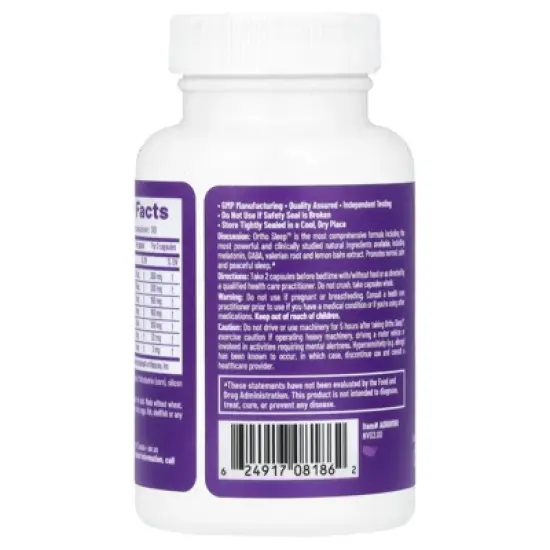 Advanced Orthomolecular Research AOR Ortho Sleep&trade; with Cyracos, 60 Capsules image {2}