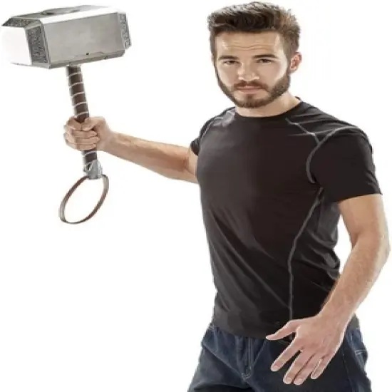 Hasbro Marvel Legends Series Mjolnir Electronic Hammer image {2}