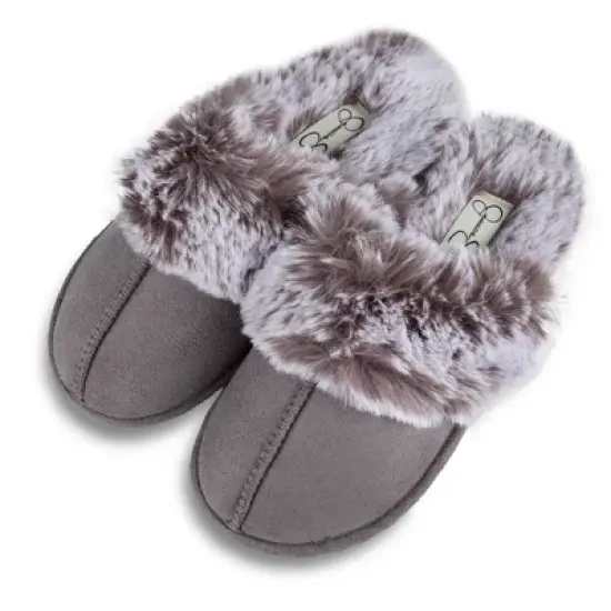 Jessica Simpson Girl's Micro-Suede Scuff Slippers image {2}