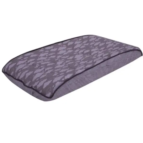 Bacati - Clouds in the City Gray Clouds Quilted Changing Pad Cover image {7}
