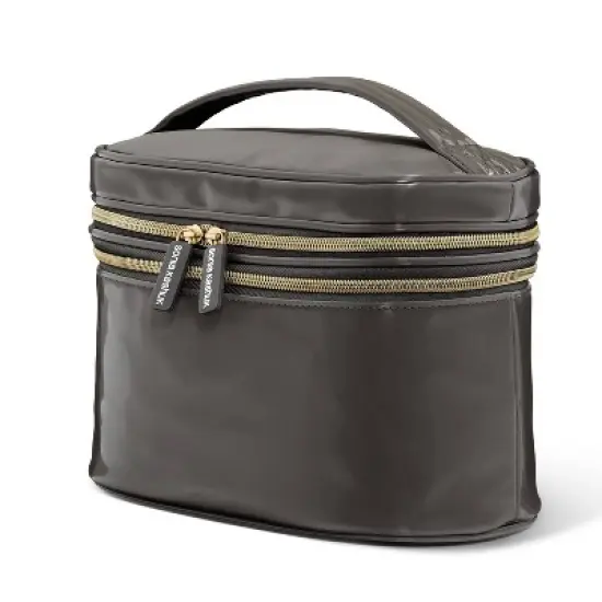 Sonia Kashuk&trade; Double Zip Travel Train Case Makeup Bag image {1}