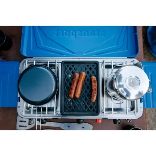 Stansport Double Burner and Grill Propane Stove Blue image {7}