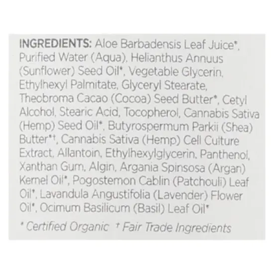 Andalou Naturals CananCell Patchouli and Basil Mint Botanical Body Lotion - 8 fz image {4}