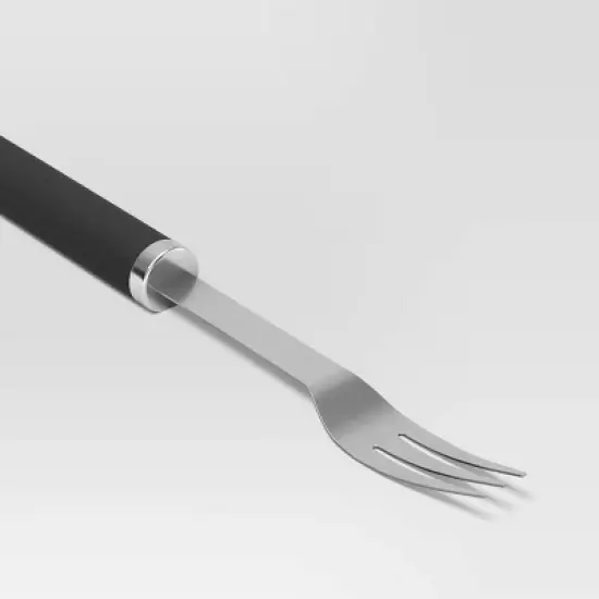 3pc Stainless Steel Grill Tool Set with Handles Light Silver - Room Essentials&trade;: BBQ Accessories, Polypropylene Grip, No Assembly Required image {3}