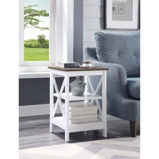 Oxford End Table with Shelves - Breighton Home image {1}