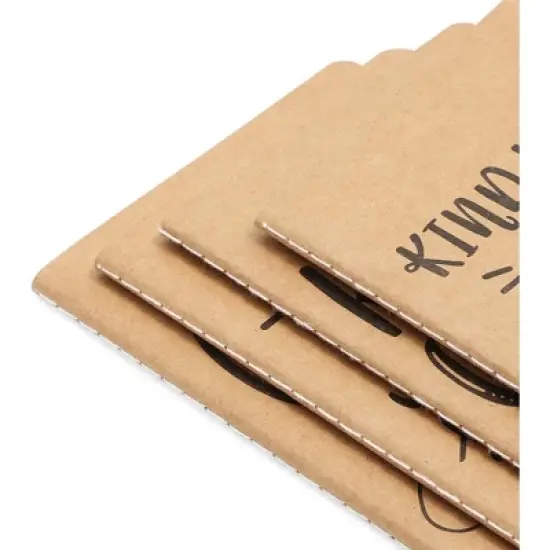 Paper Junkie 12-Pack Kraft Notebook Bulk, Motivational Travel Journal Pocket Notepad, A6 Size, 5.75 x 4 x 0.1 image {4}