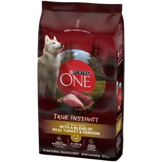 Purina ONE SmartBlend True Instinct Natural Real Turkey & Venison Flavor Dry Dog Food image {5}