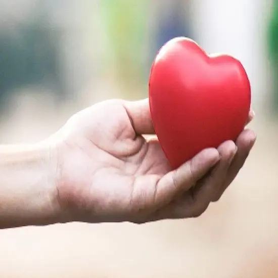 Neliblu 3" Valentines Day Red Hearts with Smile Face Stress Ball, 2 Dozen, Red image {2}