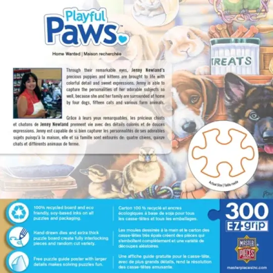 MasterPieces Inc Home Wanted 300 Piece Large EZ Grip Jigsaw Puzzle image {1}