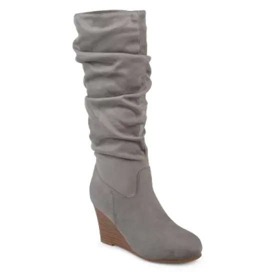 Journee Collection Womens Haze Wedge Knee High Boots image {11}