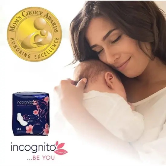 Prevail Incognito Absorbent 3-in-1 Protective Maternity & Postpartum Pad with Wings, 14 ct (Pack of 1) image {2}
