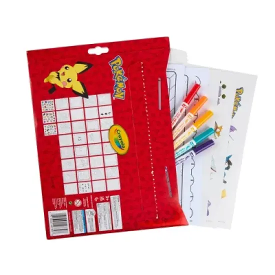 Crayola Pokemon Color & Sticker Activity Set: Creative Coloring Book for Kids with Markers & Stickers, 32 Pages image {3}