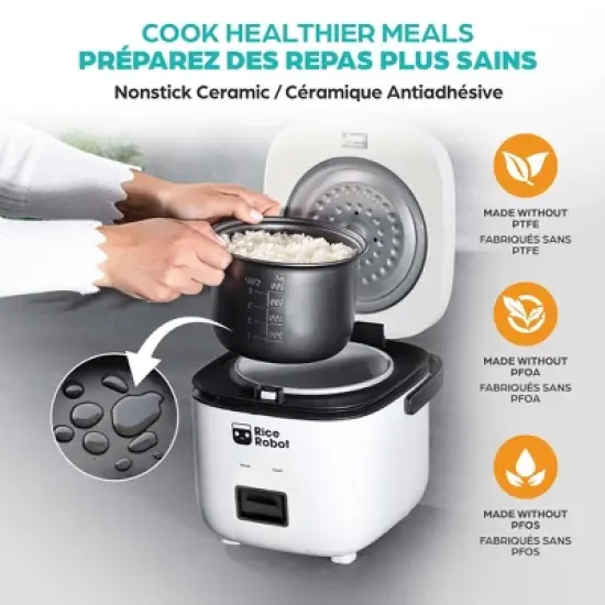 Rice Robot Rice Cooker Electric Rice Maker Pot image {4}