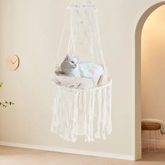 Unique Bargains Cat Window Perch White 1 Pc image {5}