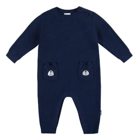 Gerber Baby and Toddler Boys' Sweater Knit Footless Romper image {11}
