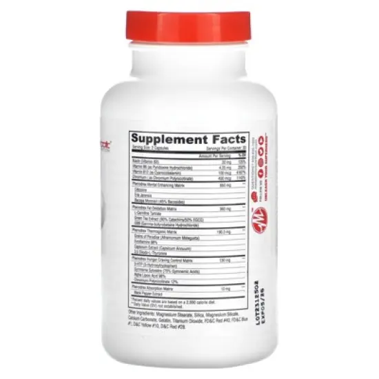 Metabolic Nutrition Phenodrex - Stimulant Sensitive Weight Loss Solution - 60 Capsules image {1}