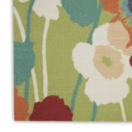 Waverly Sun & Shade "Pic-A-Poppy" Bluebell Indoor/Outdoor Area Rug by Nourison image {9}