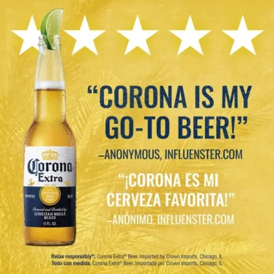 Corona Extra Lager Beer - 24 fl oz Can image {6}